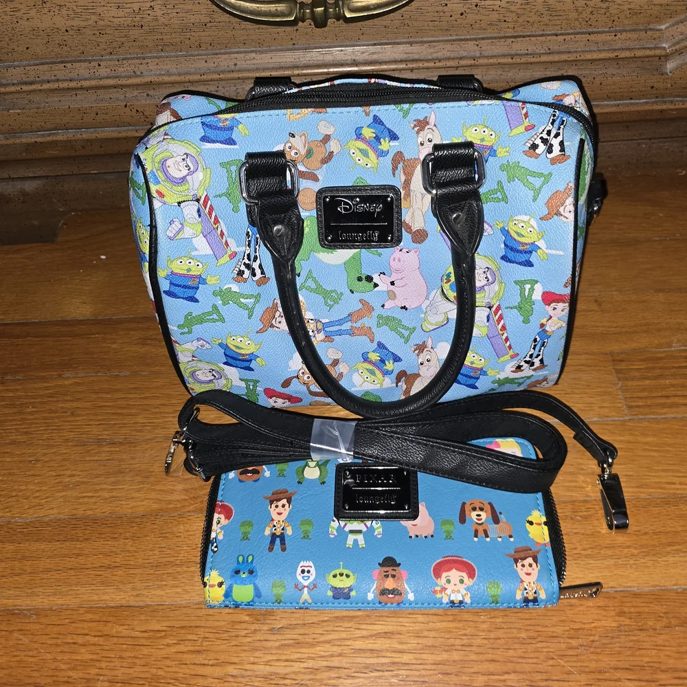 Loungefly Blue Toy Story Crossbody Bag - Picture 1 of 7